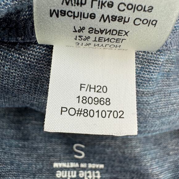 Title Nine Heather Blue Tencel-Blend Tennis Skirt Pickleball Golf Size Small - Picture 9 of 13